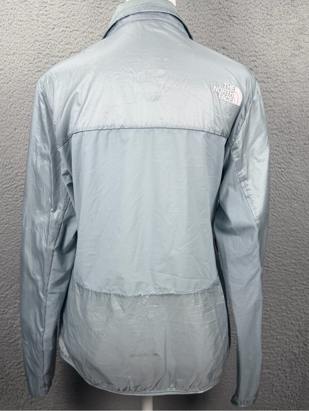 The North Face Jacket Women Medium Gray Full Zip Lightweight Windbreaker Outdoor - Picture 3 of 10